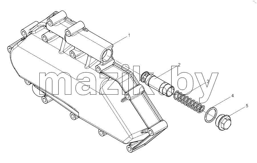  Oil Cooler Cap Assembly