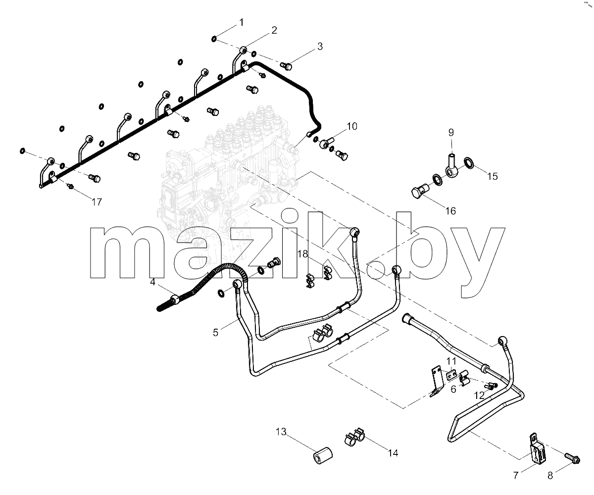  Low Pressure Fuel Pipe Group