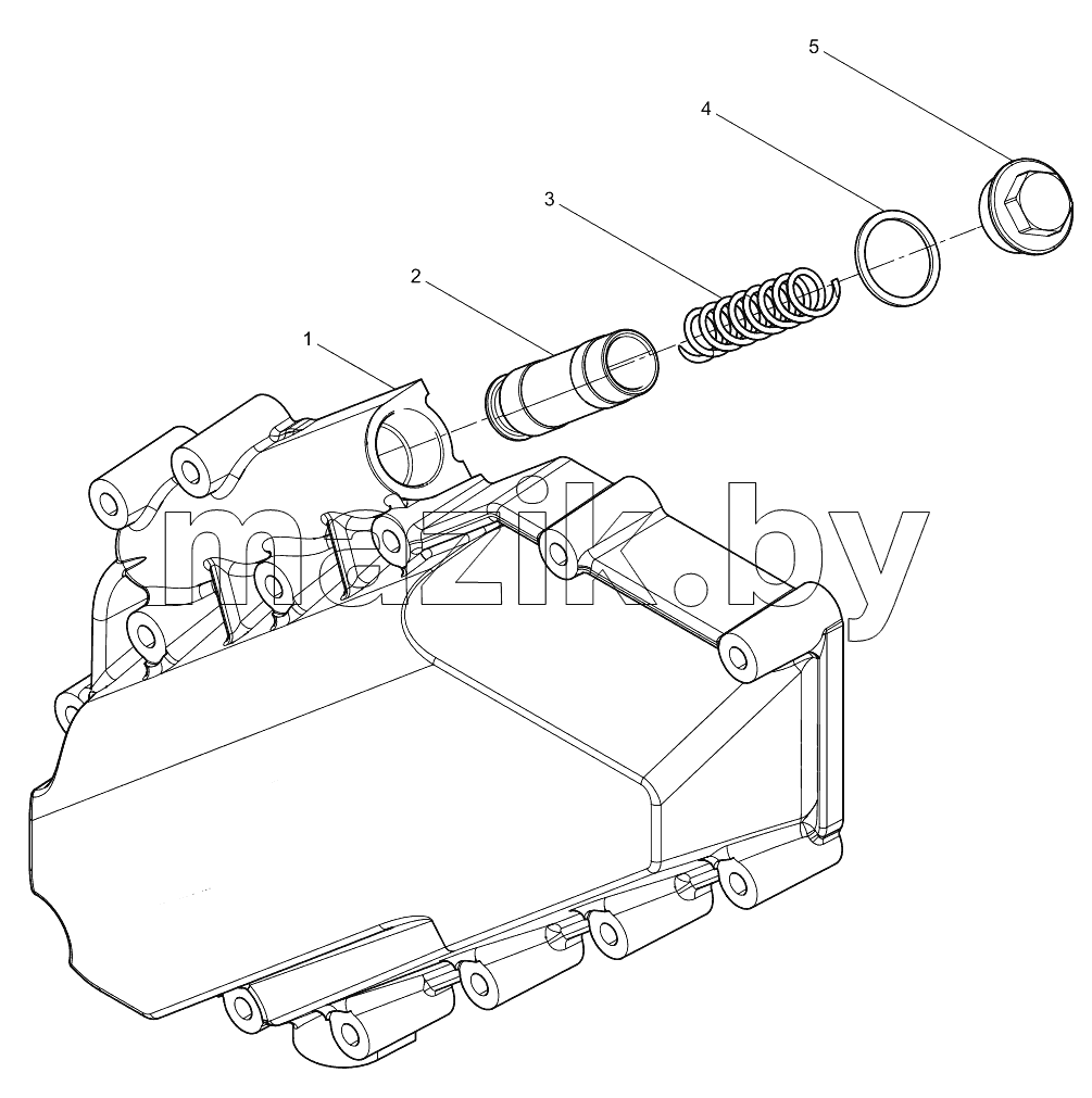  Oil Cooler Cap Assembly