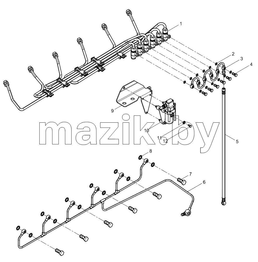  High Pressure Fuel Pipe Group