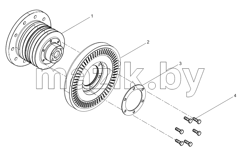  Belt pulley assembly