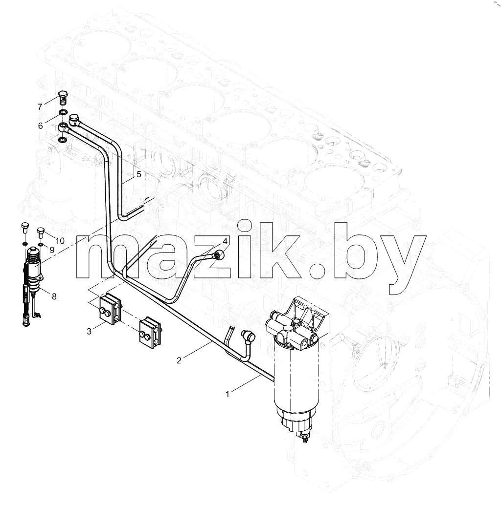  Low Pressure Fuel Pipe Group