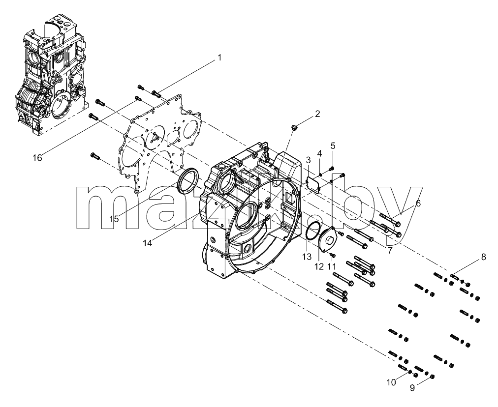  Flywheel Housing Group