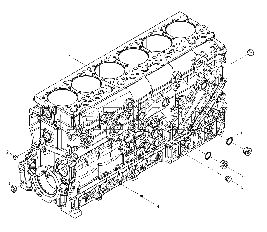  Crankcase assembly