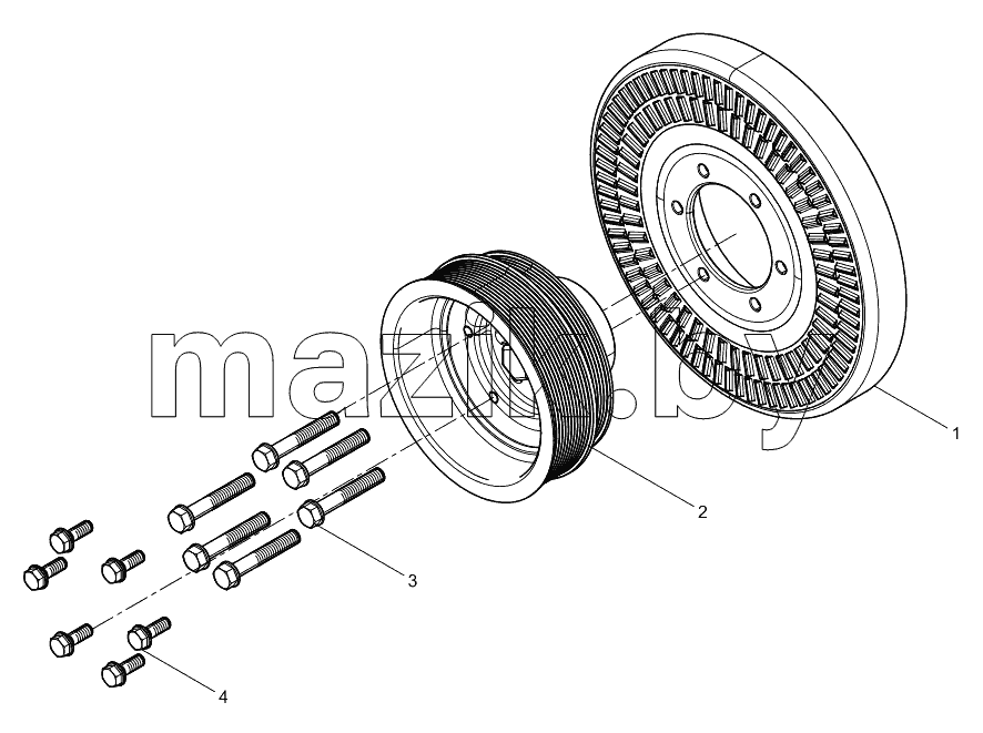  Crankshaft Pulley Group