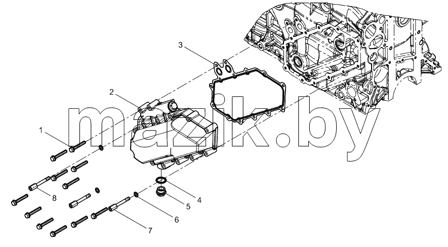  Oil cooler cap Group