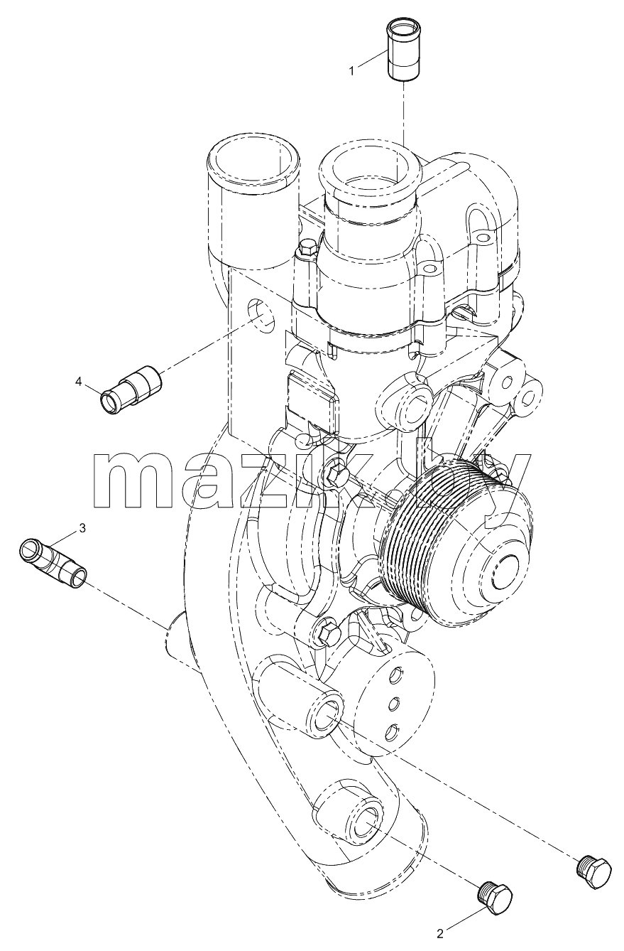  Water Pump Inlet Pipe Joint Group