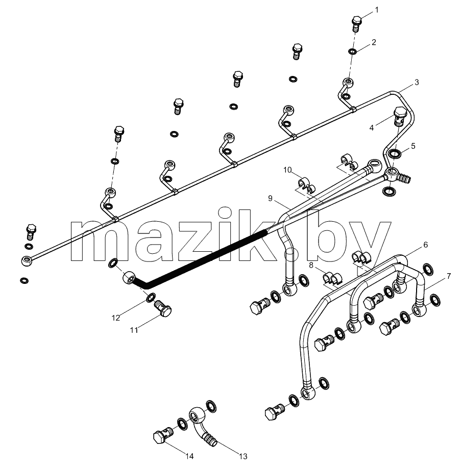  Low Pressure Fuel Pipe Group