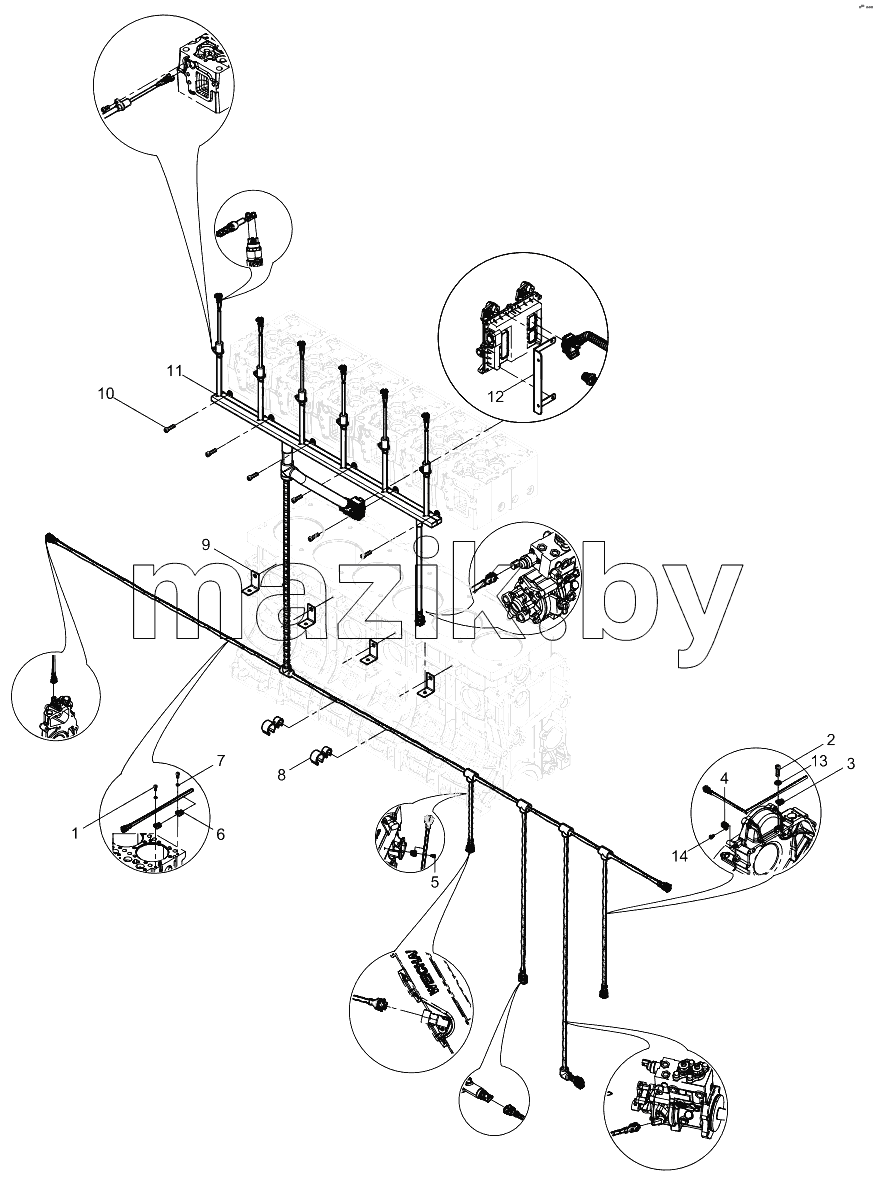 Electronic Control System Harness Group