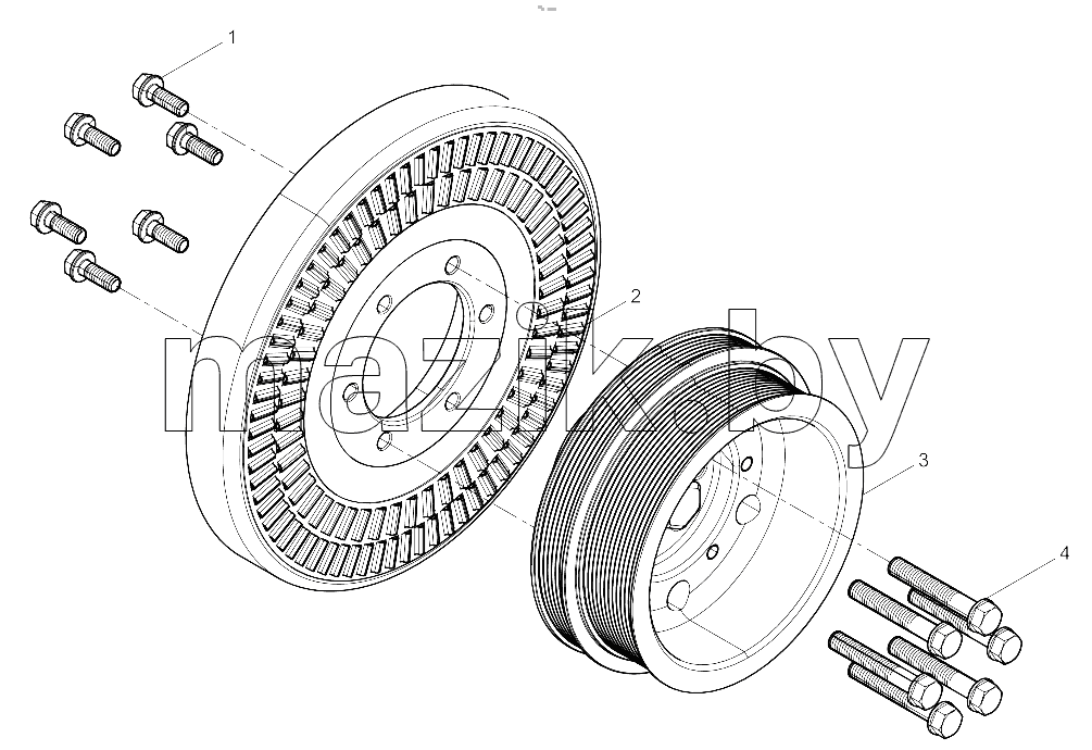  Crankshaft Pulley Group