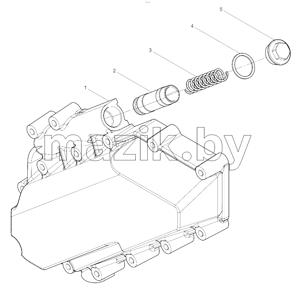  Oil Cooler Cap Assembly