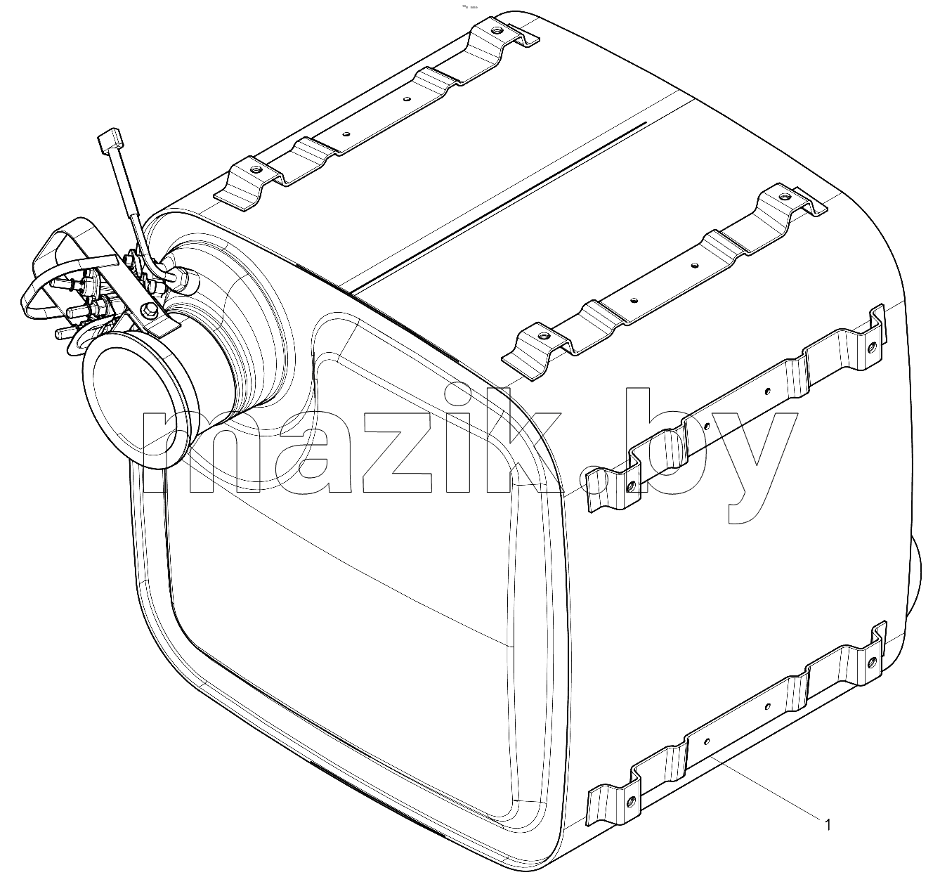  Separate Delivery Parts Group Attached to Engine