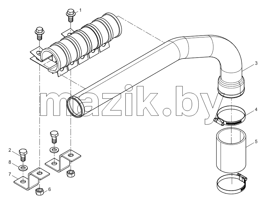  Water Pipe Assembly