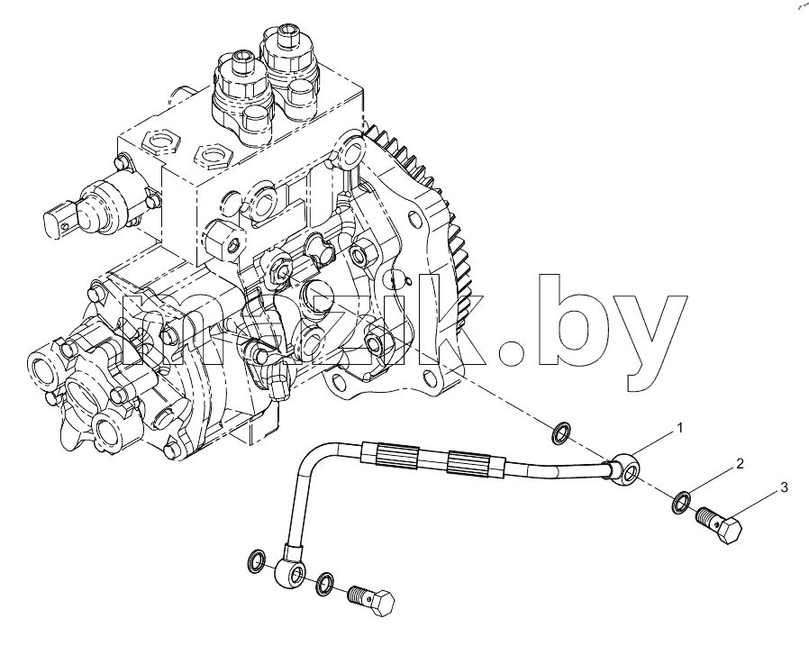  Fuel Injection Pump Oil Pipe Group
