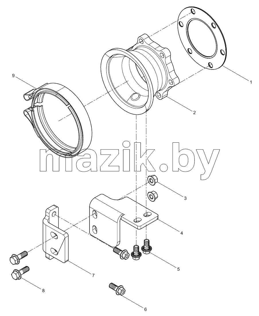  Rear Exhaust Manifold Group