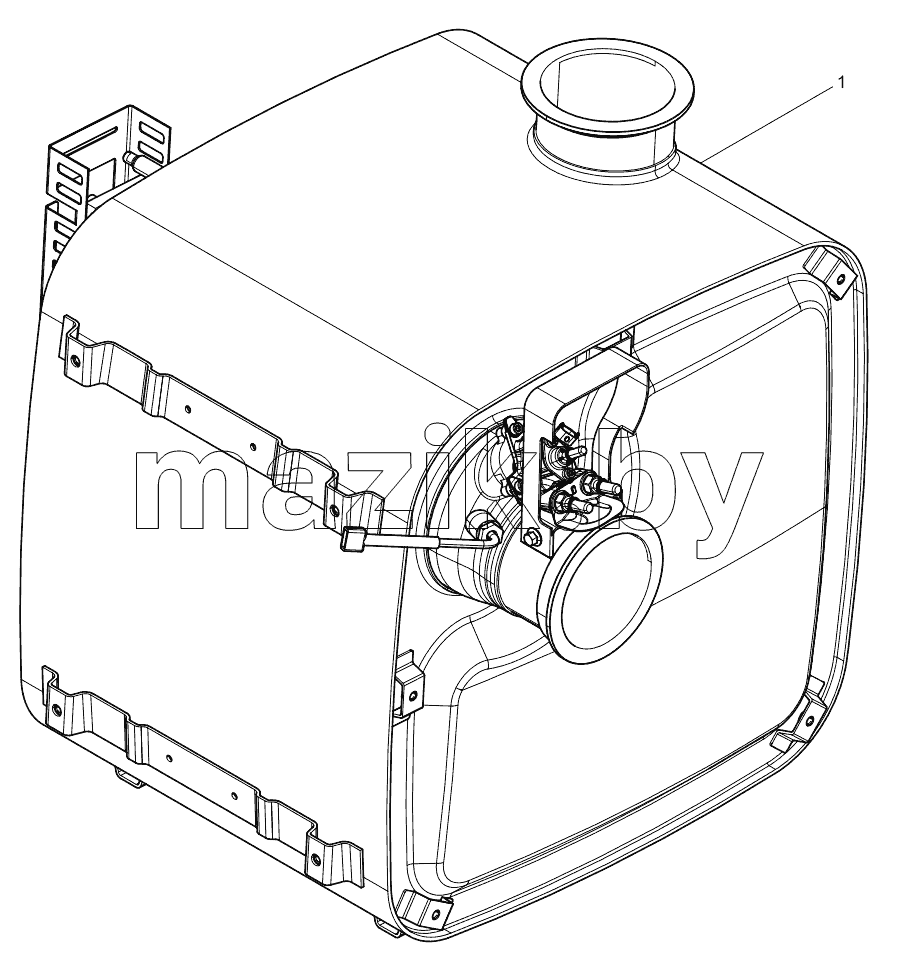  Separate Delivery Parts Group Attached to Engine