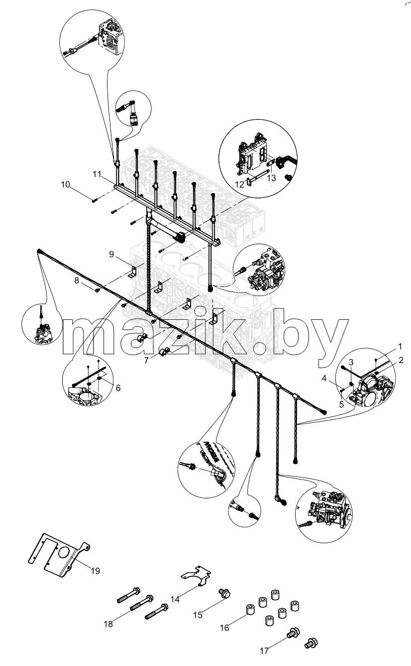  Electronic Control System Harness Group