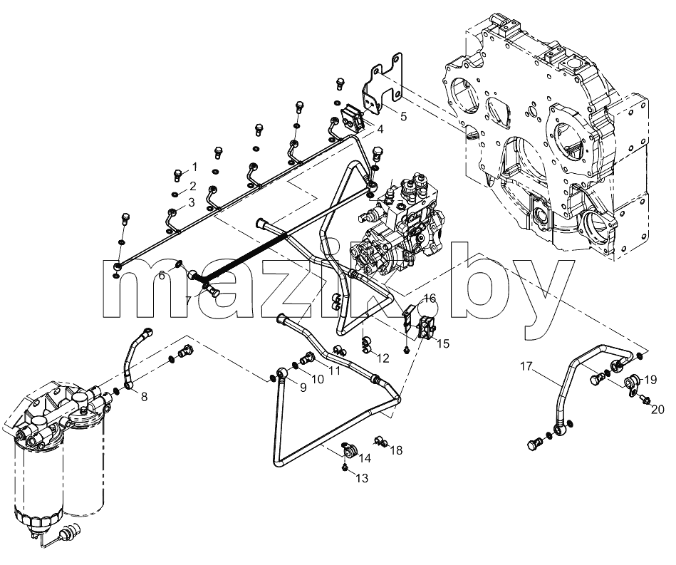  LOW PRESSURE FUEL PIPE GROUP