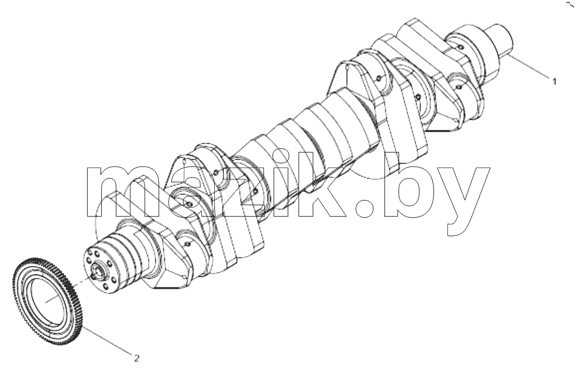  Crankshaft subassembly