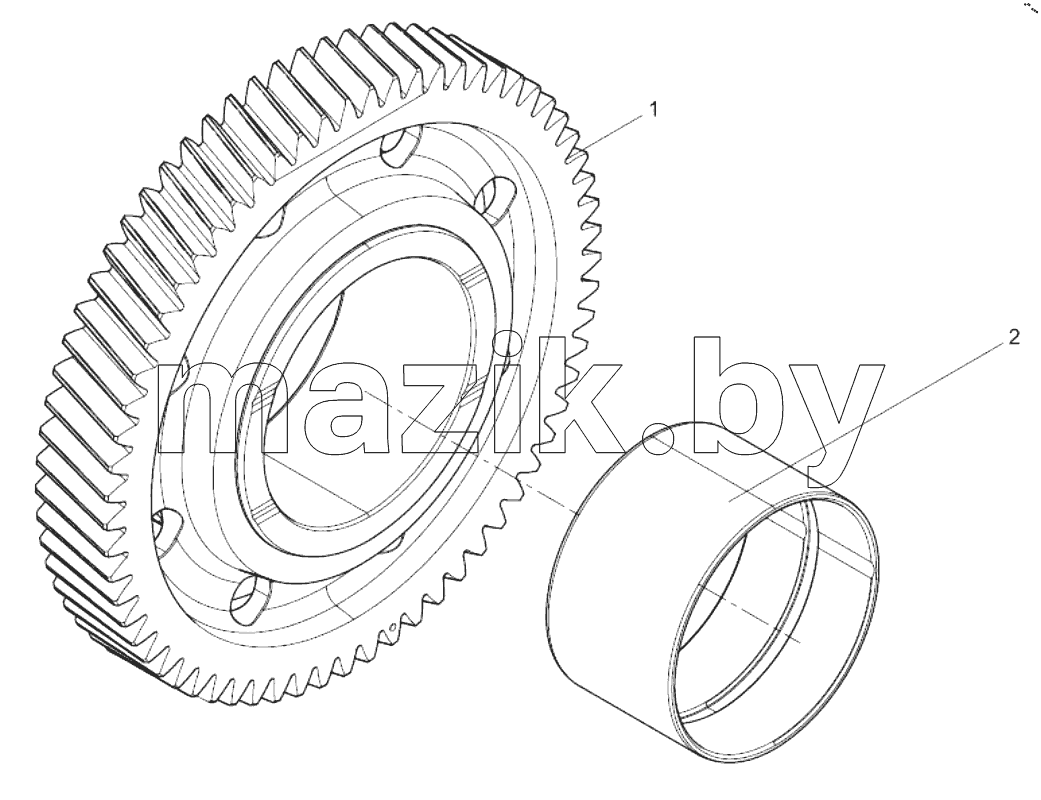  Idler gear assembly