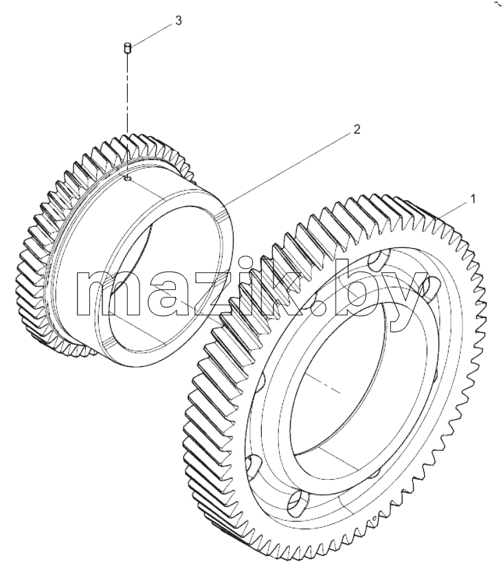  Idler gear set 612700030012