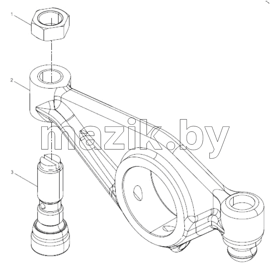  Rocker arm set 1000881645