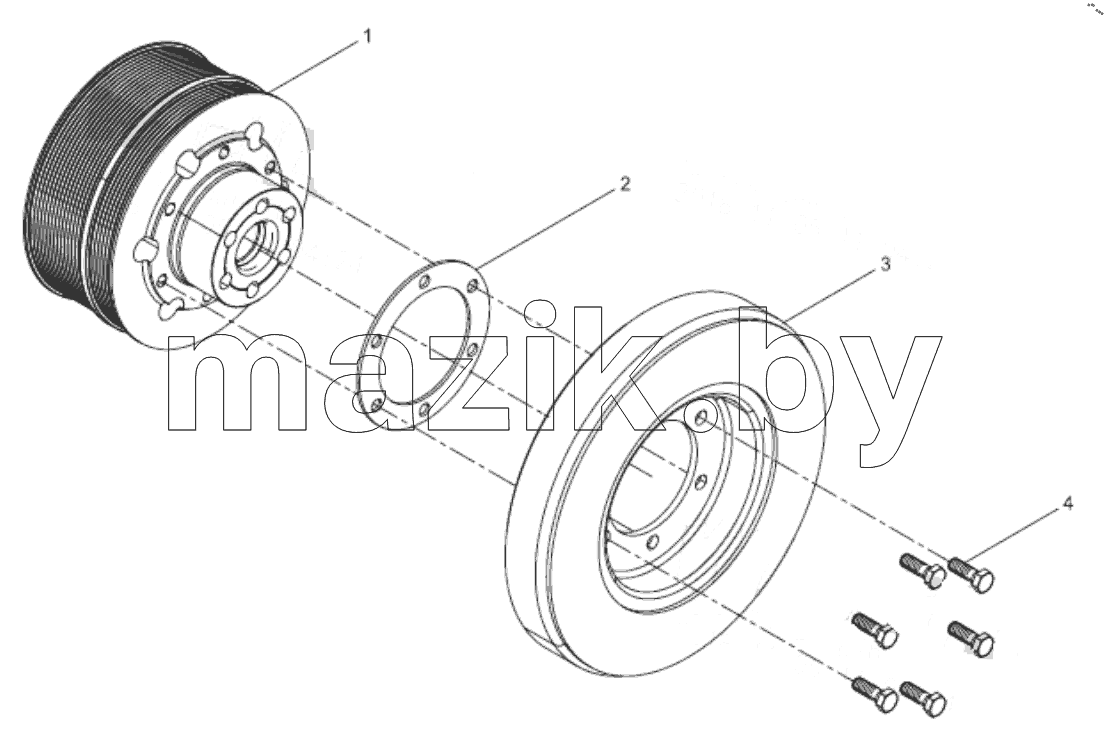  Crankshaft pulley assembly