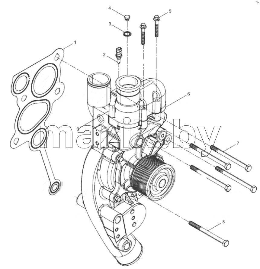  Water pump group
