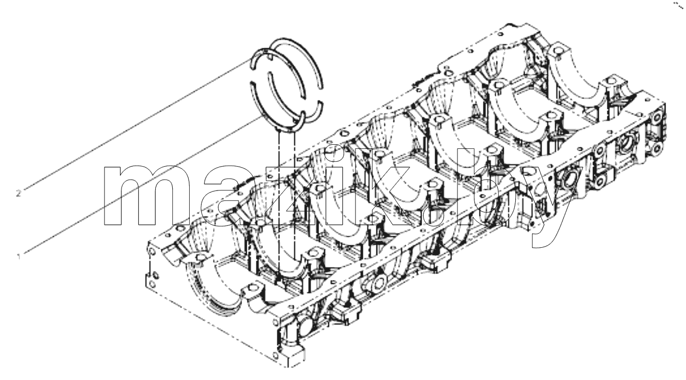  Thrust plate set