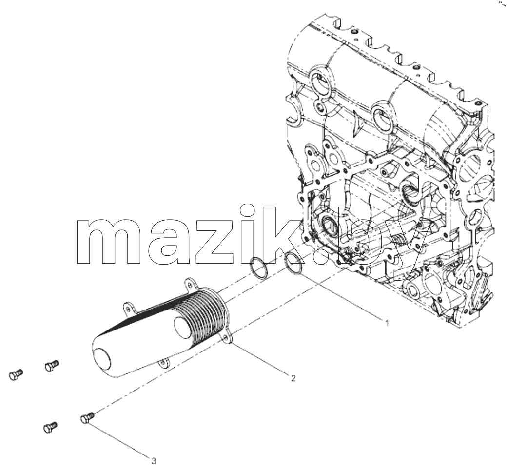  Oil cooler group