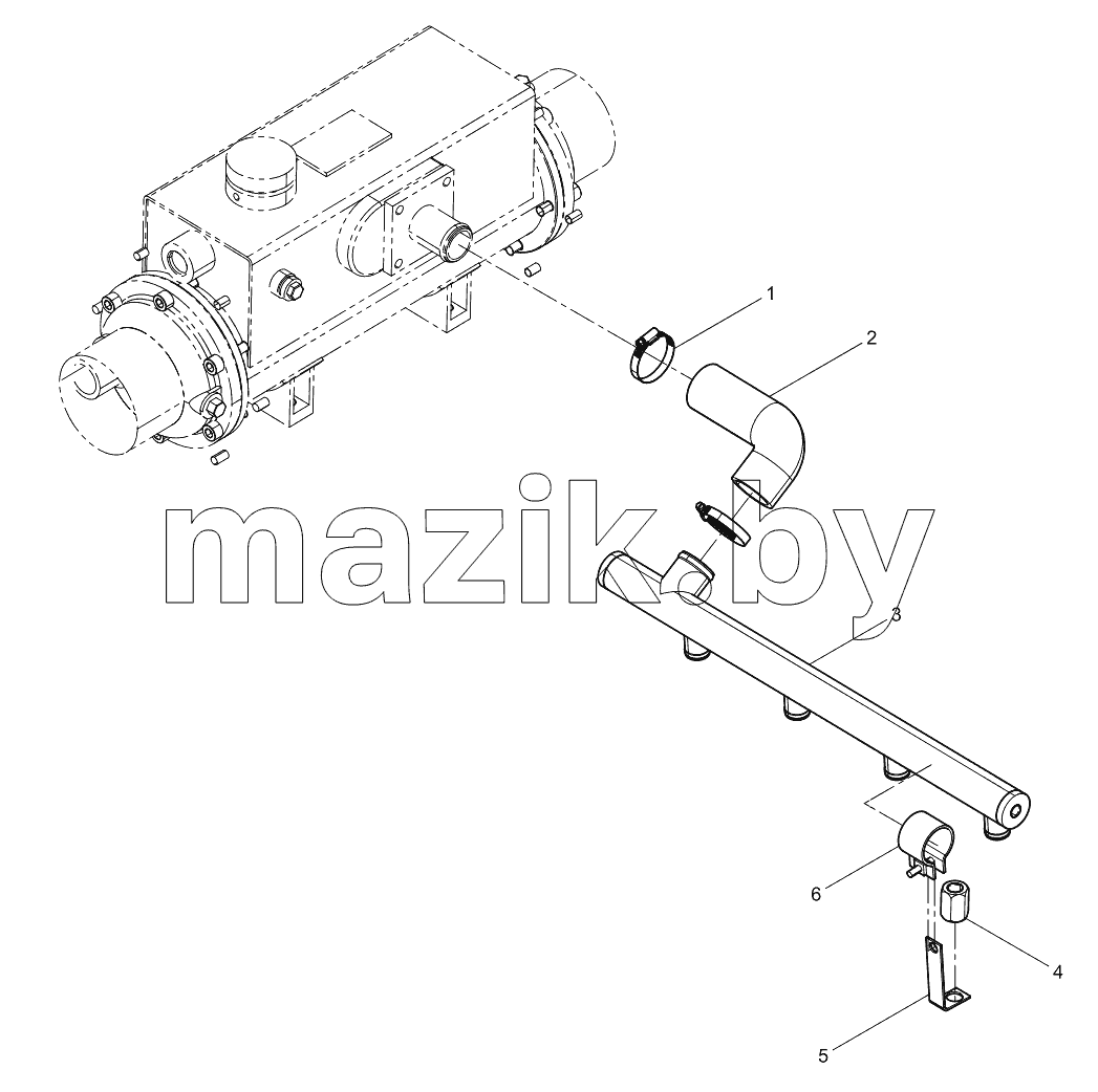  Cooling water pipe group