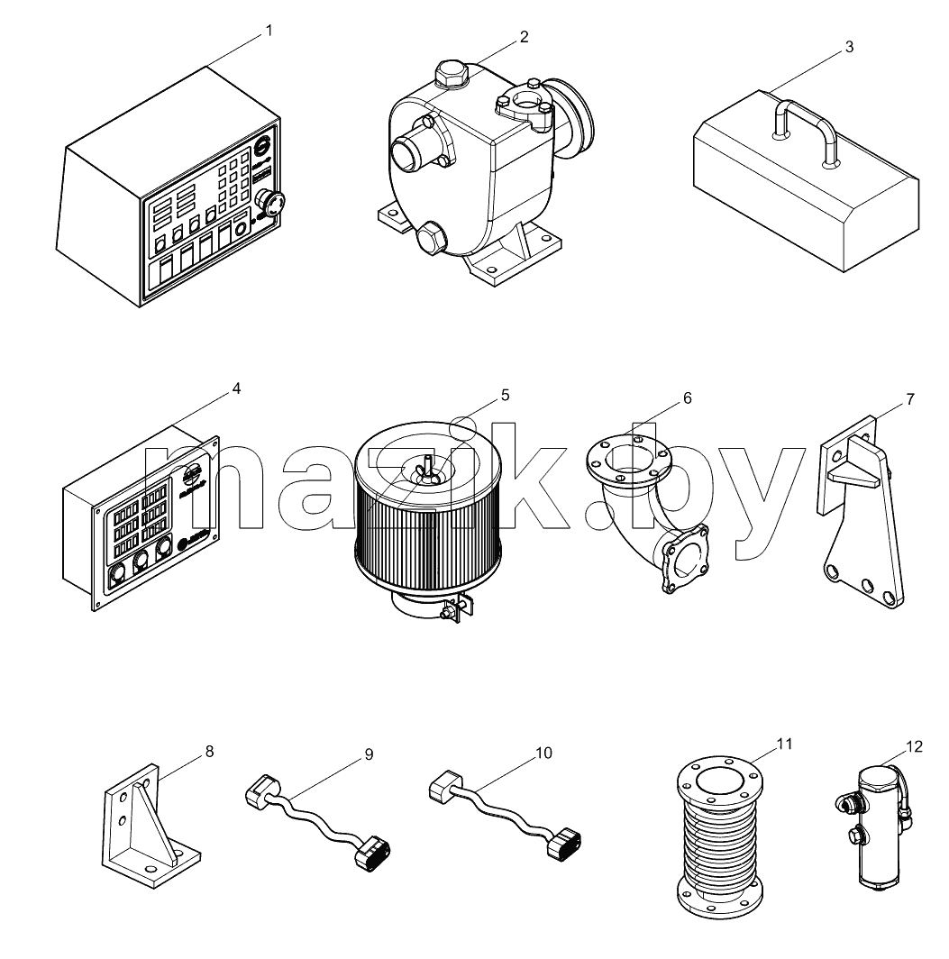  Packing Box Chassis Parts Group (-02)
