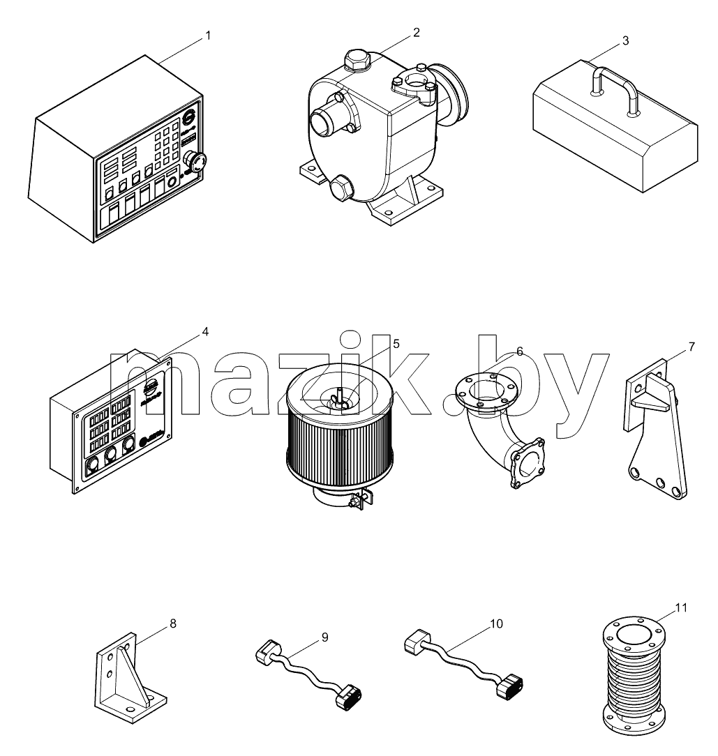  Packing Box Chassis Parts Group (-01)