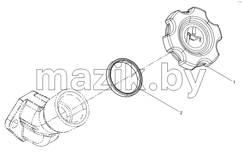  Oil filler cap assembly