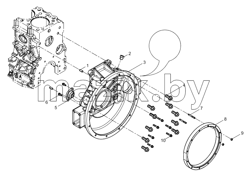  Flywheel Housing Group