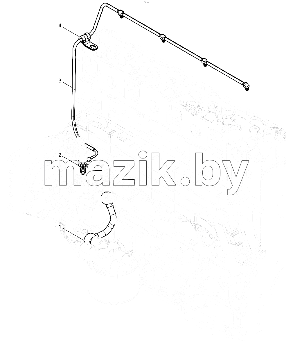  Low Pressure Fuel Pipe Group