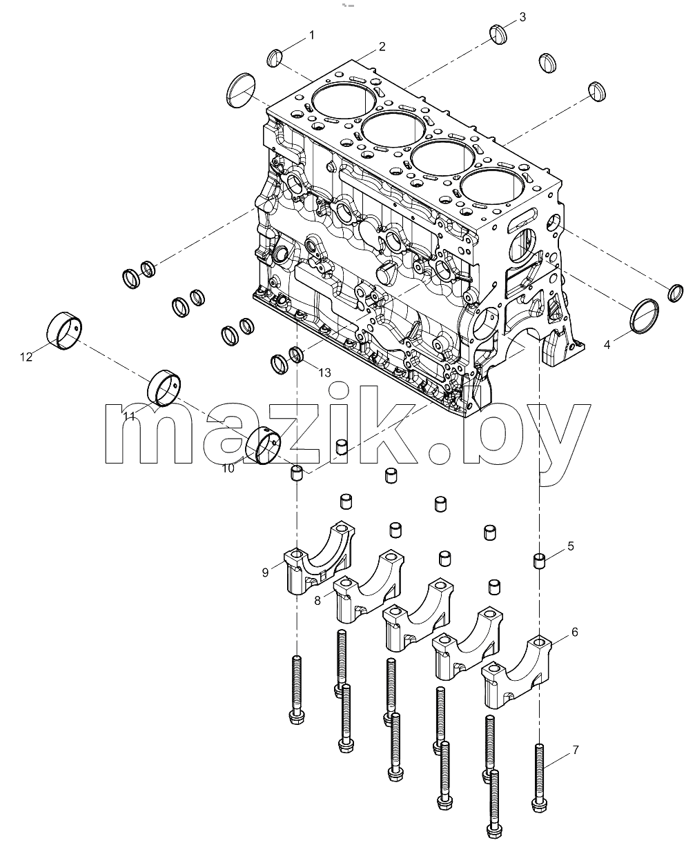 Crankcase pre-assembly