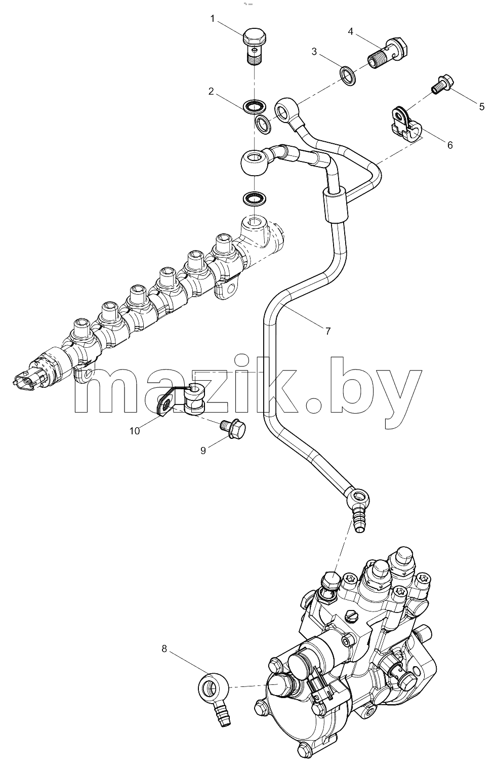  Low Pressure Fuel Pipe Group