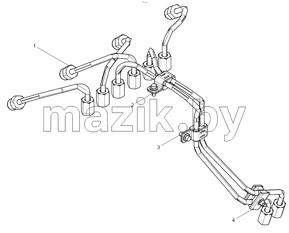  High Pressure Fuel Pipe Group