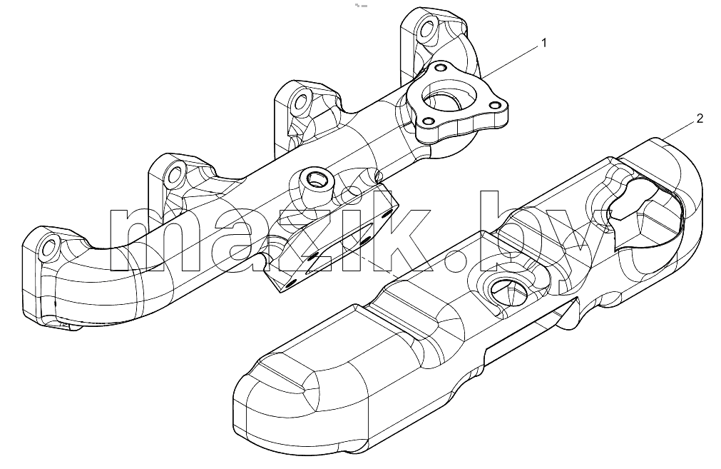  Exhaust Manifold Heat Shield Assembly