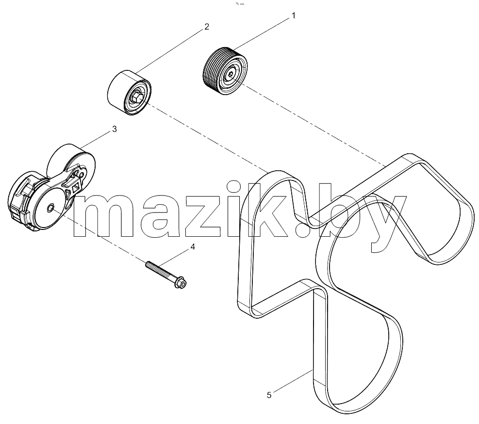  Tensioner And Belt Group