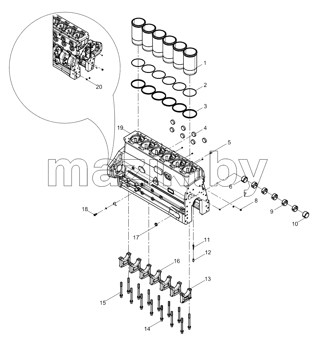  РЎrankcase assembly
