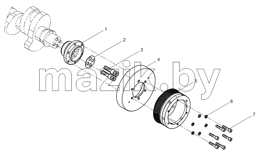 Crankshaft Pulley Group