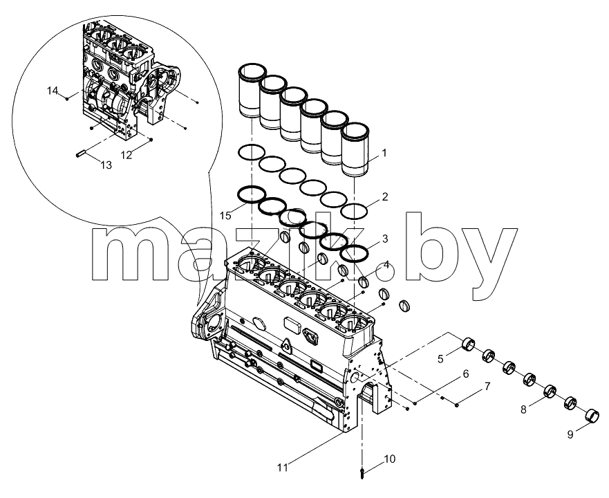  Crankcase assembly
