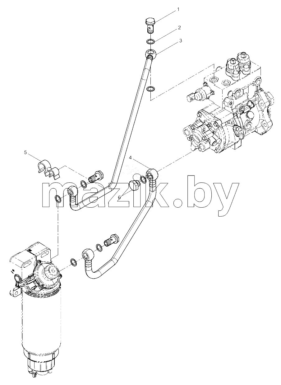  Low Pressure Fuel Pipe Group