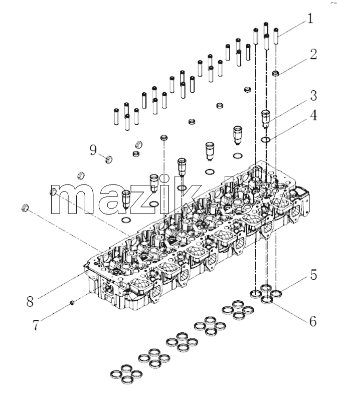  Cylinder head sub-assembly