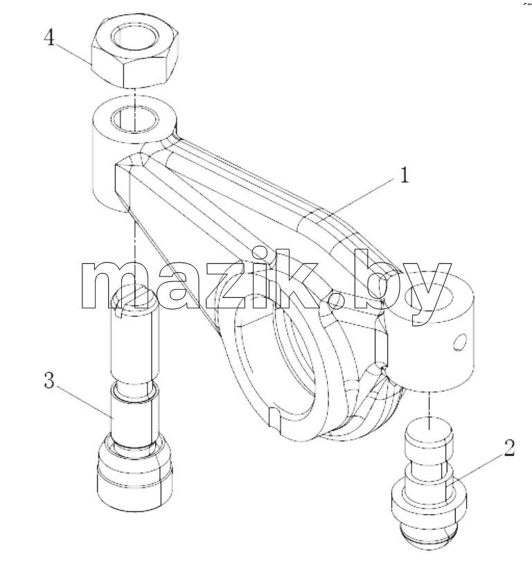  Intake rocker arm assembly