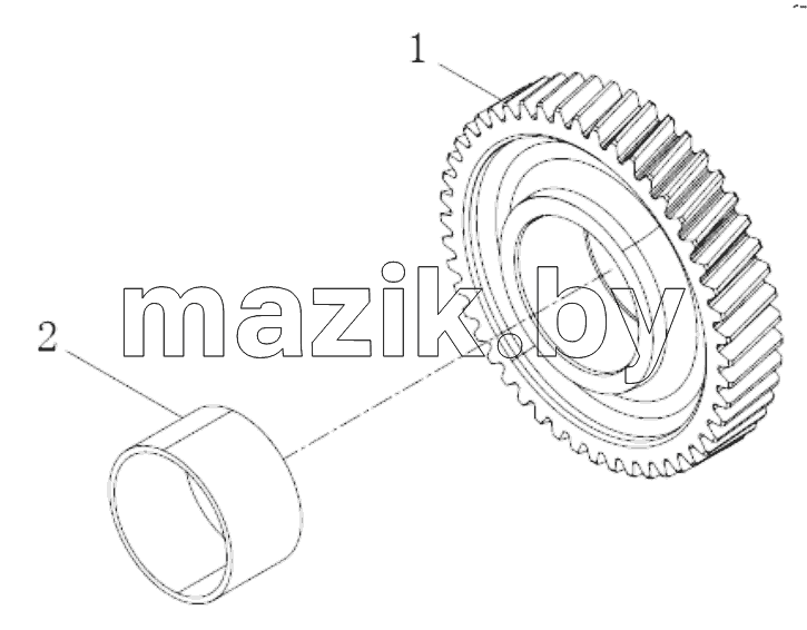  Intermediate gear assembly