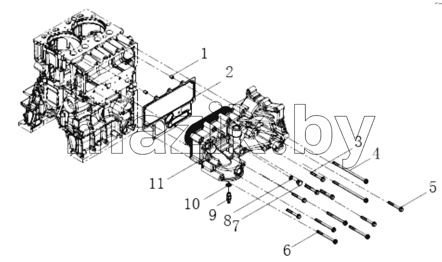  Oil cooler combination