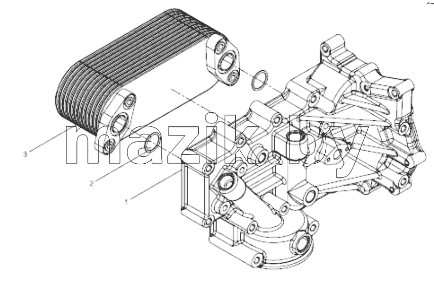  Oil cooler assembly